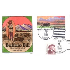 #UX120/2177 Buffalo Bill Cody Collins FDC