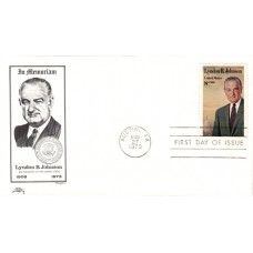 #1503 Lyndon B. Johnson Colonial FDC