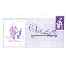 #1832 Edith Wharton Colonial FDC