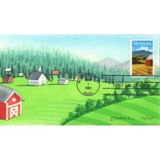 #2533 Vermont Statehood Colorano HP06 FDC