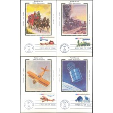 #1572-75 Postal Service Bicentennial Colorano Maxi FDC Set