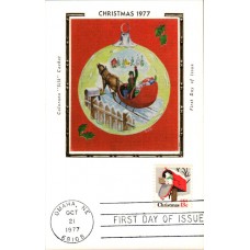 #1730 Christmas Mailbox Colorano Maxi FDC