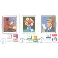 #1805-10 Letter Writing Colorano Maxi FDC Set