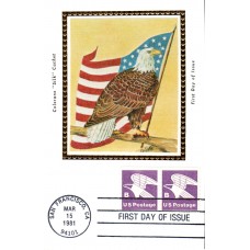 #1820 B - Eagle Colorano Maxi FDC