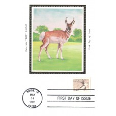 #1889 Pronghorn Colorano Maxi FDC