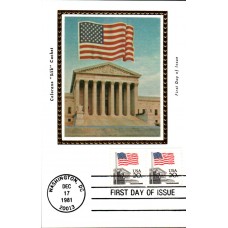 #1895 Flag over Supreme Court Colorano Maxi FDC