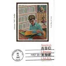 #2015 American Libraries Colorano Maxi FDC