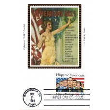 #2103 Hispanic Americans Colorano Maxi FDC