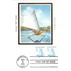 #2134 Iceboat 1880s Colorano Maxi FDC