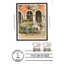 #2258 Patrol Wagon 1880s Colorano Maxi FDC