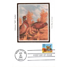 #2283 Ring-Necked Pheasant Colorano Maxi FDC