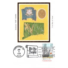 #2340 Connecticut Statehood Colorano Maxi FDC 