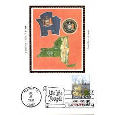 #2346 New York Statehood Colorano Maxi FDC