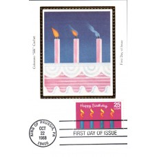 #2395 Happy Birthday Colorano Maxi FDC