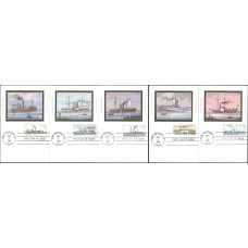 #2405-09 Steamboats Colorano Maxi FDC Set