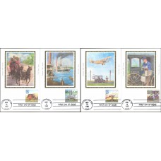 #2434-37 Traditional Mail Colorano Maxi FDC Set