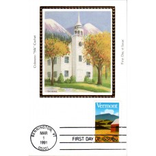 #2533 Vermont Statehood Colorano Maxi FDC