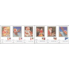 #2579//85 Santa Claus Colorano Maxi FDC Set