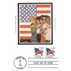 #2593 Pledge of Allegiance Colorano Maxi FDC