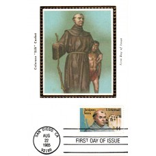 #C116 Junipero Serra Colorano Maxi FDC