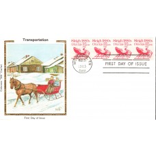 #1900 Sleigh 1880s Colorano FDC