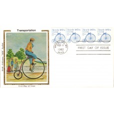 #1901 Bicycle 1870s PNC Colorano FDC