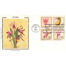 #2076-79 Orchids Colorano FDC