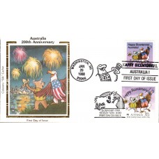 #2370 Australia Bicentennial Joint Colorano FDC