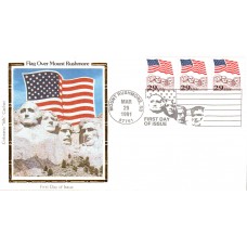 #2523 Flag Over Mt. Rushmore PNC Colorano FDC