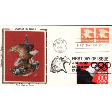 #2541 Bald Eagle Dual Colorano FDC