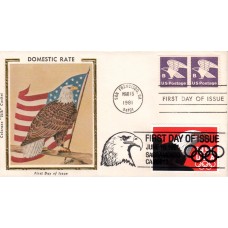 #2541 Bald Eagle Dual Colorano FDC