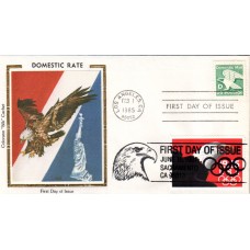 #2541 Bald Eagle Dual Colorano FDC