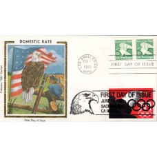 #2541 Bald Eagle Dual Colorano FDC