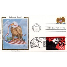 #2541 Bald Eagle Dual Colorano FDC