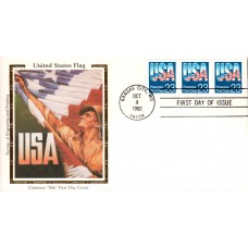 #2607 USA - Flag PNC Colorano FDC