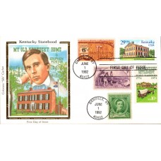 #2636 Kentucky Statehood Combo Colorano FDC