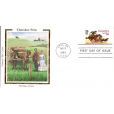 #2754 Cherokee Strip Colorano FDC