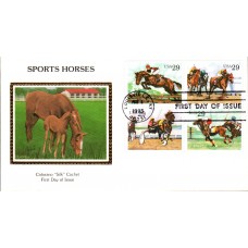 #2756-59 Sporting Horses Colorano FDC