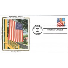 #3133 Flag Over Porch Colorano FDC