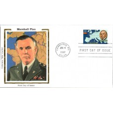 #3141 The Marshall Plan Colorano FDC