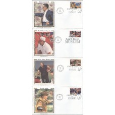 #3147-50 Legendary Football Coaches Colorano FDC Set