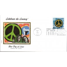 #3188m Peace Symbol Colorano FDC