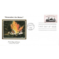 #3192 Remember the Maine Colorano FDC