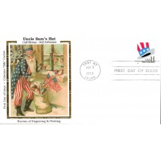 #3266 Uncle Sam Hat Colorano FDC