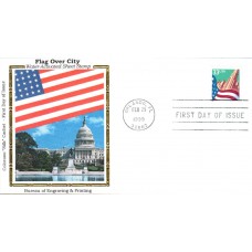 #3277 Flag Over City Colorano FDC