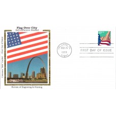 #3279 Flag Over City Colorano FDC