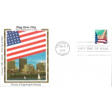 #3281 Flag Over City Colorano FDC