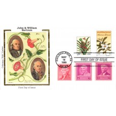 #3314 John and William Bartram Combo Colorano FDC