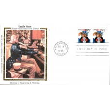 #3353 Uncle Sam Colorano FDC