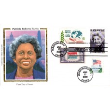 #3371 Patricia Roberts Harris Combo Colorano FDC